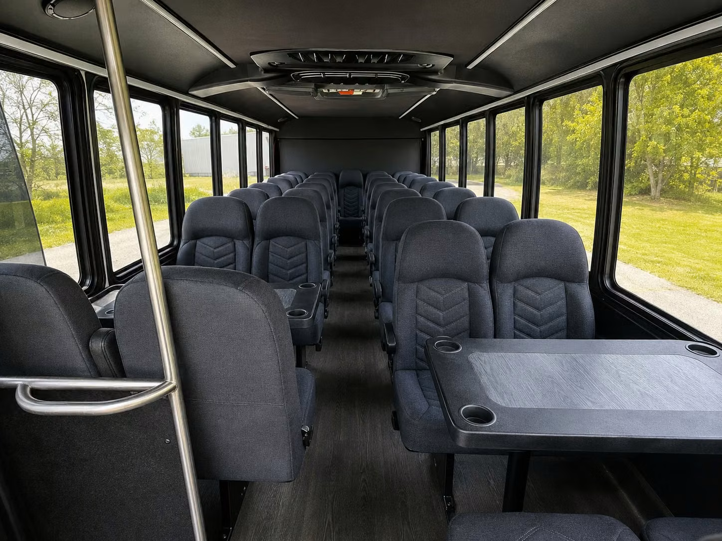 15 passenger minibus inside
