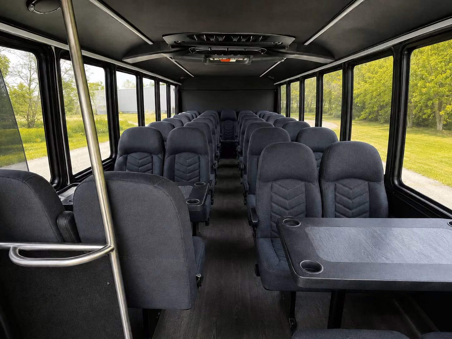 18 passenger minibus inside