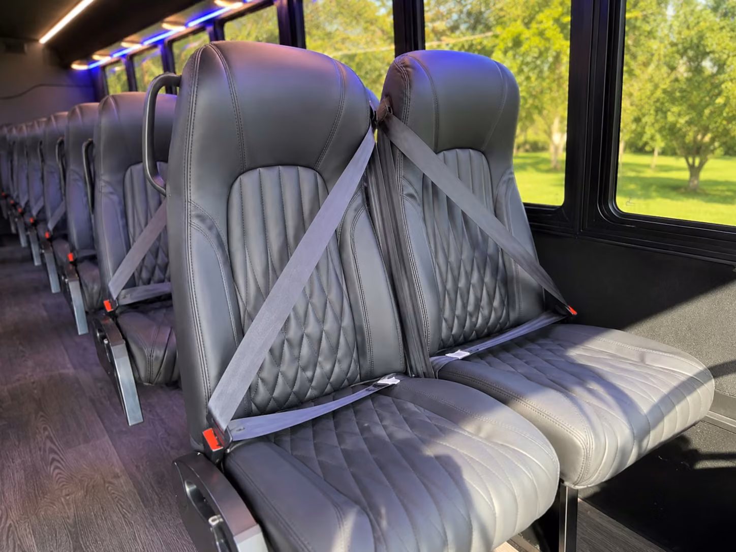 20 passenger minibus interior