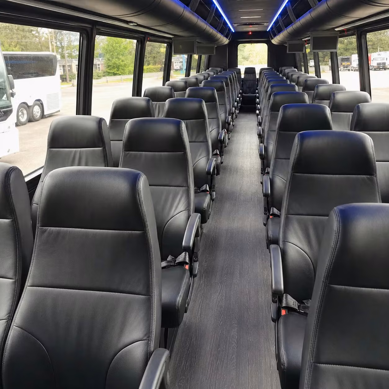 25 passenger minibus inside