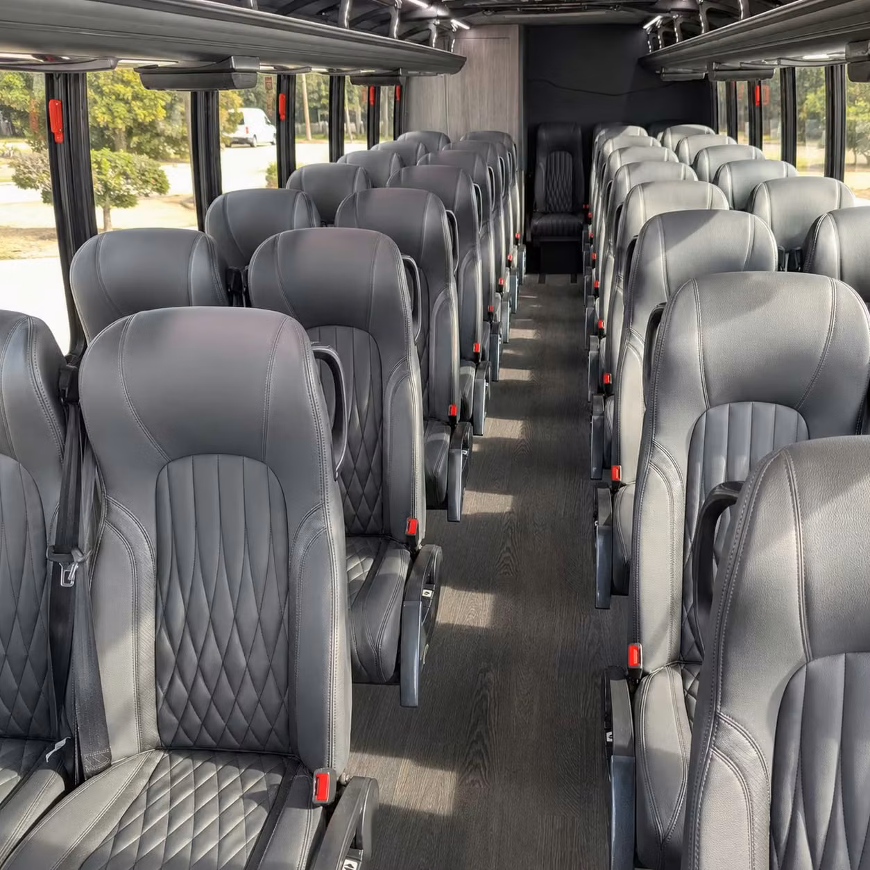 25 passenger minibus interior
