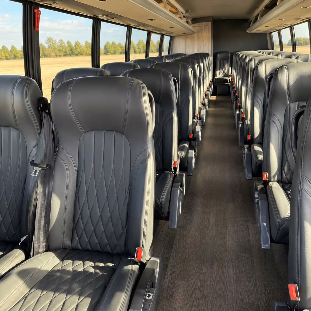 35 passenger minibus interior