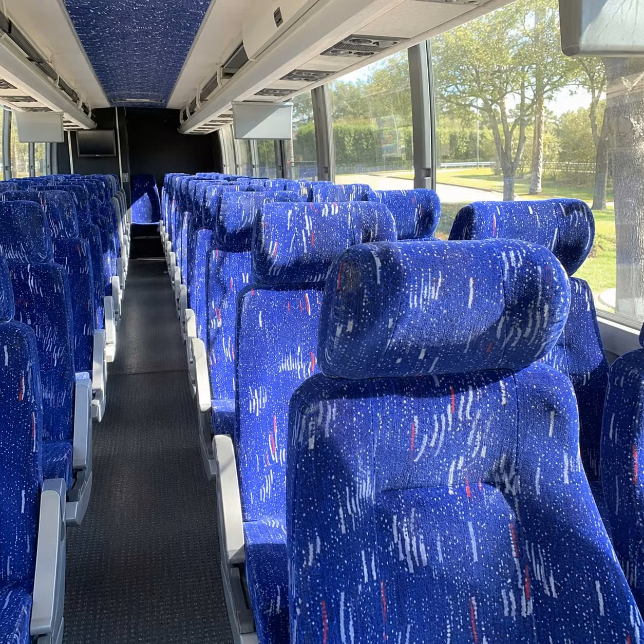 charter bus rentals for palm bay weddings and bridal events