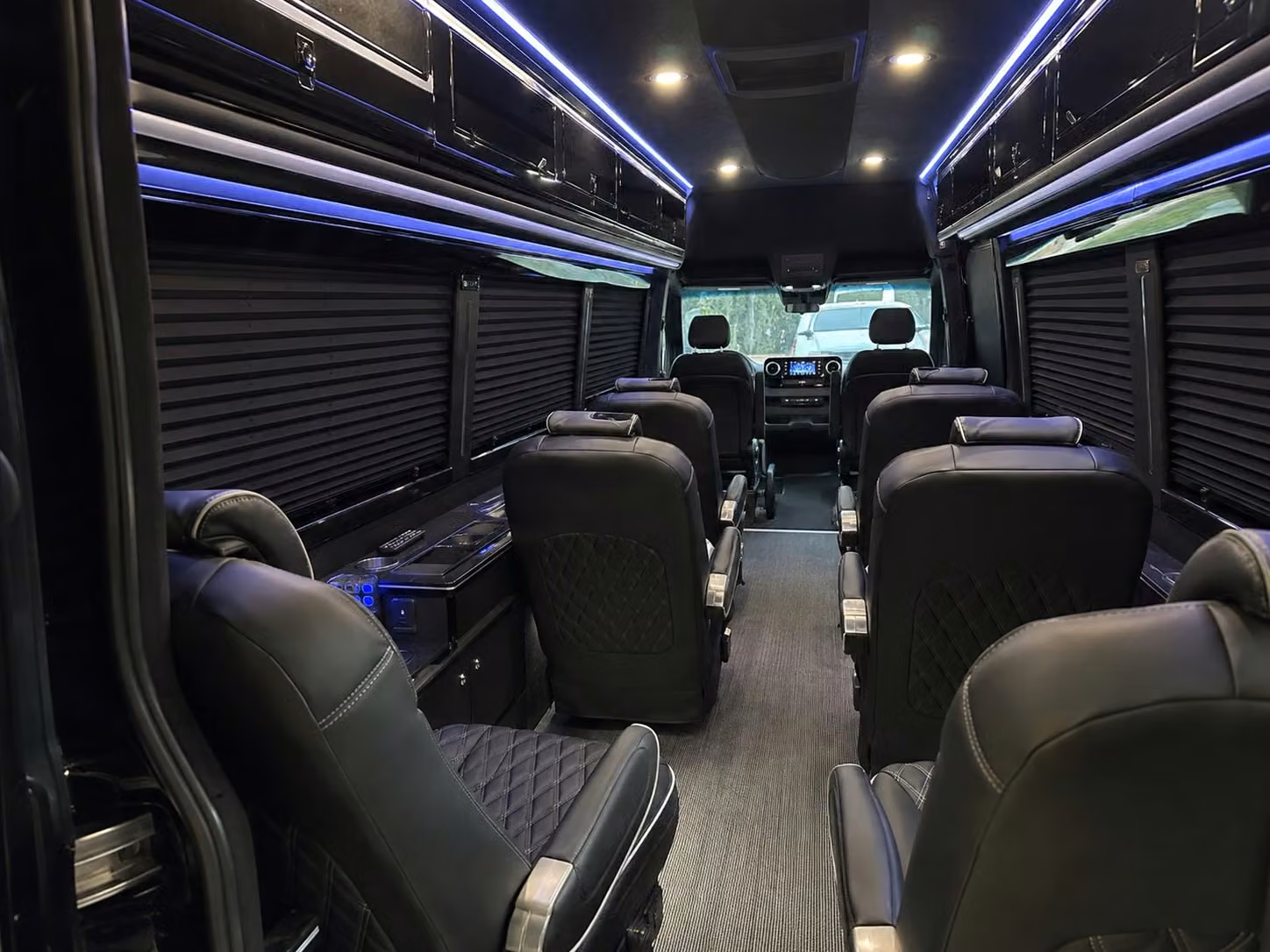 sprinter van with driver interior